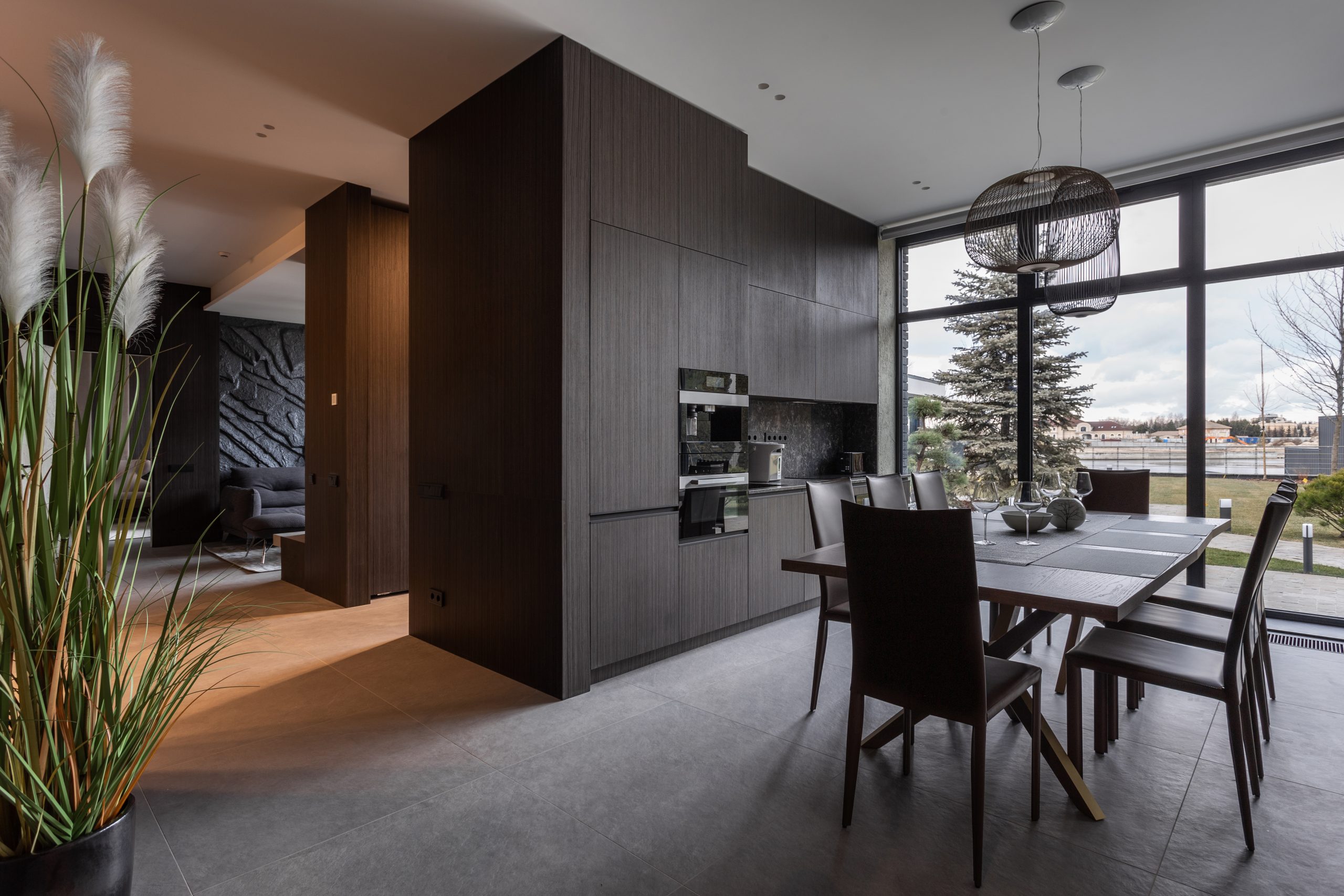 Dining room in a private residence